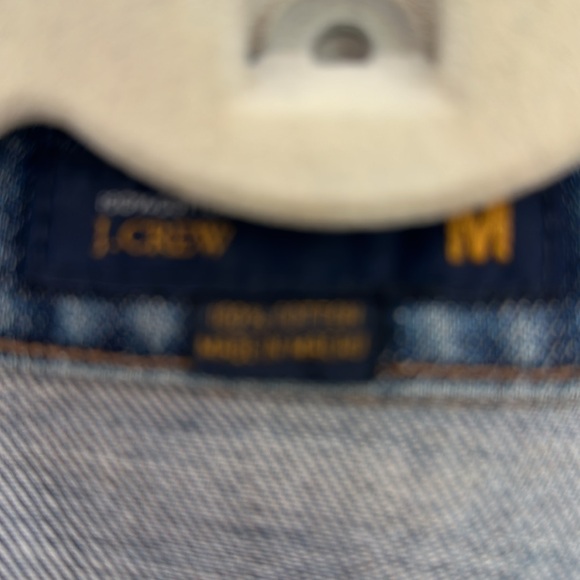 Jcrew M Jean jacket cotton - Picture 2 of 3